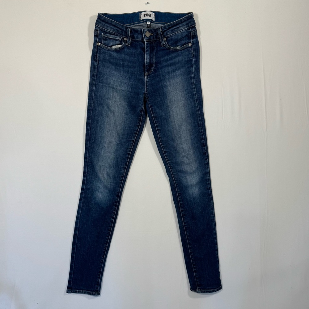 PAIGE Hoxton Ultra Skinny Jeans Women’s Size‎ 25 Dark Wash Denim